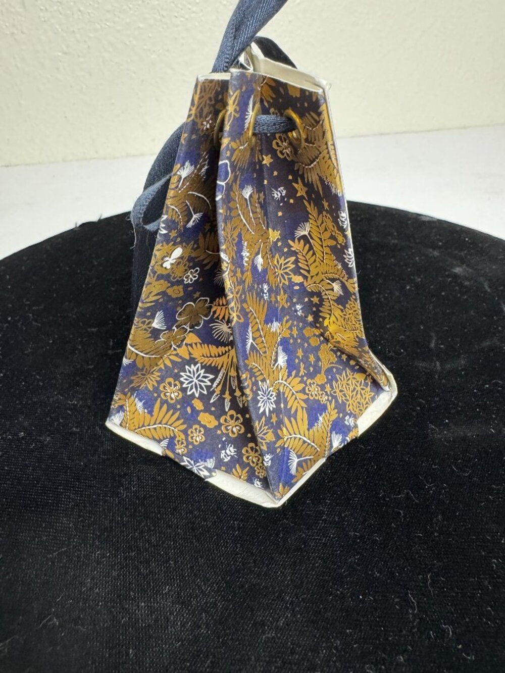 Dior Mini Gift Bag Blue Gold - Picture 3 of 7